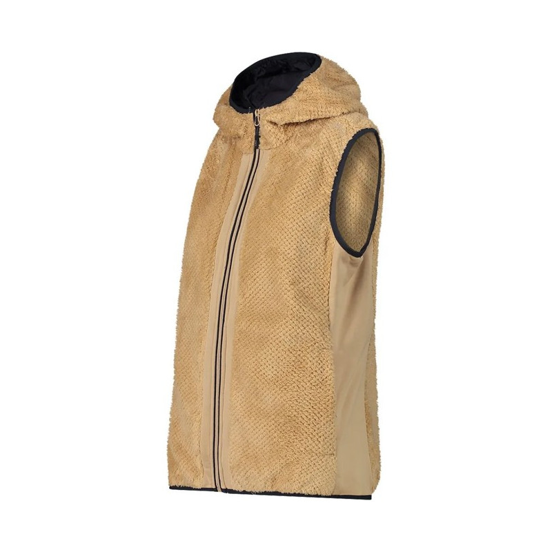 Chaleco Cmp WOMAN VEST FIX HOOD SESAMO