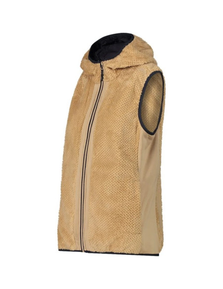 Liivi Cmp WOMAN VEST FIX HOOD SESAMO