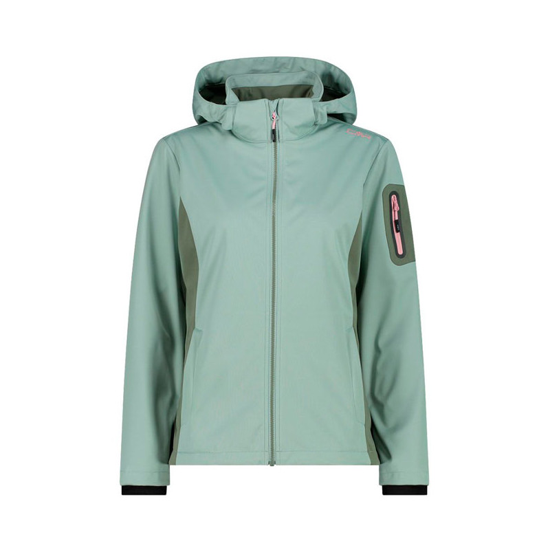 Bunda Cmp Light Softshell Jacket Hood W