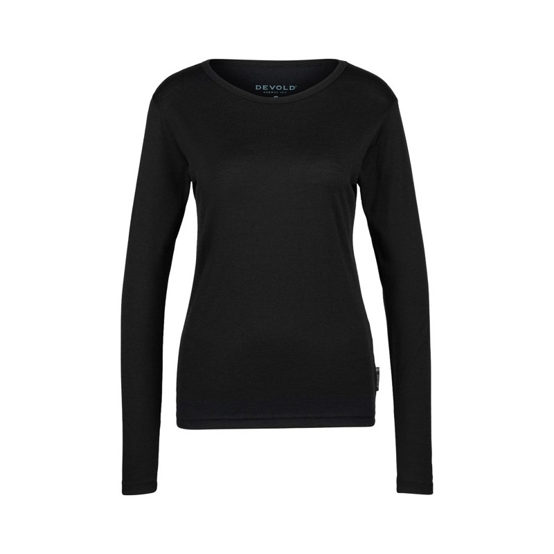 Tričko Devold MERINO 200 SHIRT WMN Black