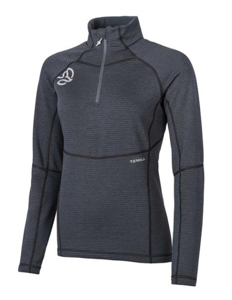 Ternua Momhill 1/2 Zip W Whales Grey