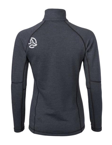 Ternua Momhill 1/2 Zip W Whales Grey