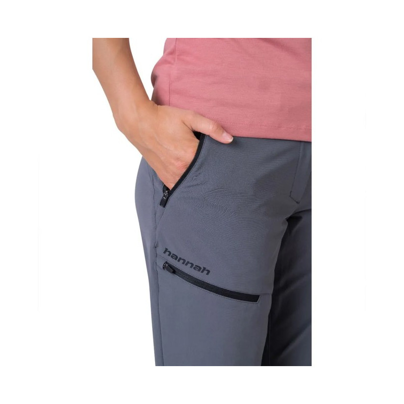 Hlače Hannah CAROLA GRAY PINSTRIPE