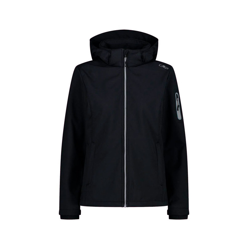 Cmp Softshell Zip Hood Jacket W