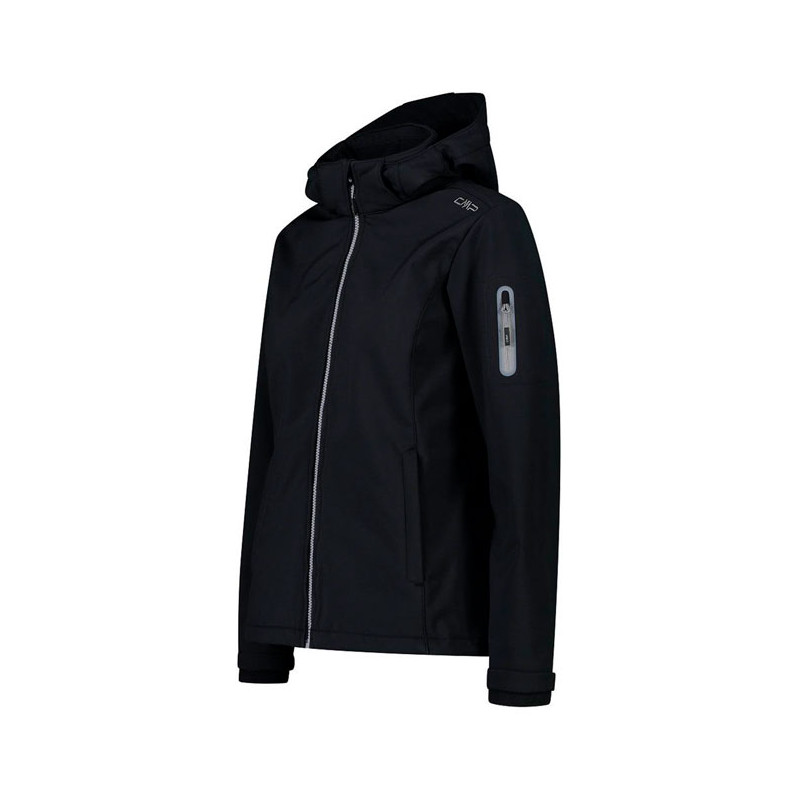 Bunda Cmp Softshell Zip Hood Jacket W