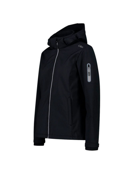 Cmp Softshell Zip Hood Jacket W